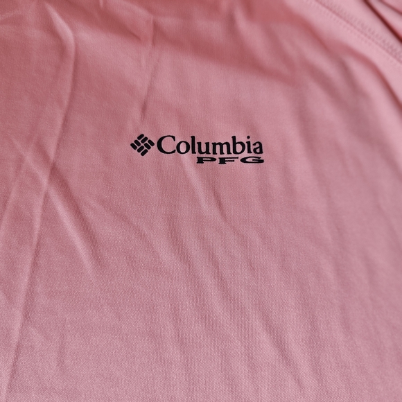 Columbia PGF Long Sleeve Shirt Size 3XL Peach Omni Shade Quick Dry Fishing - Picture 3 of 10